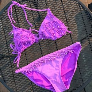 Sexy Fringe Bikini Set